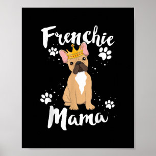 Póster Frenchie Mama Women Mor Mom Perg Lover Gift