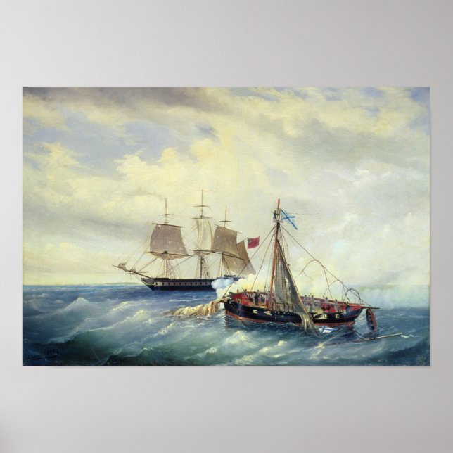 Póster Frente a la costa de la isla de Nargen (Frente)