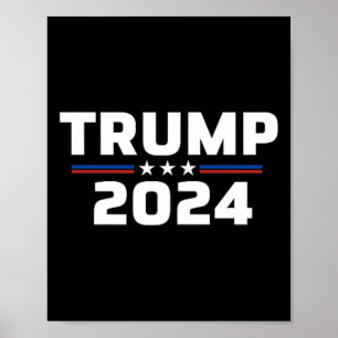 Póster Frente En La Espalda De Trump