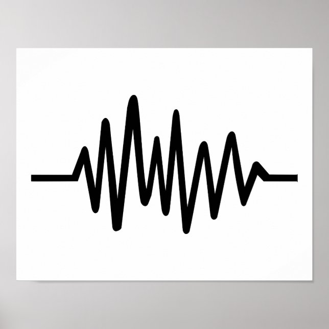 Póster Frequency music pulse (Frente)
