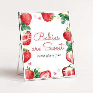 Póster Fresa Berry Sweet Babies son dulces