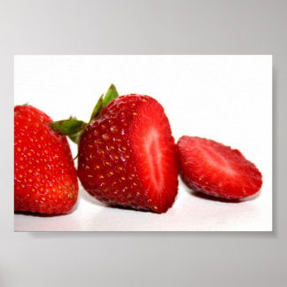 Póster Fresa deslumbrante