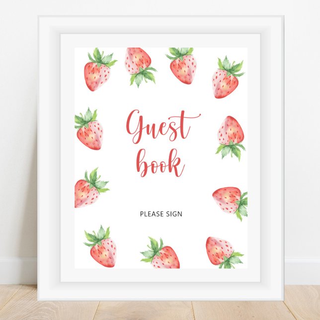 Póster Fresa dulce \ Libro de invitados (Subido por el creador)