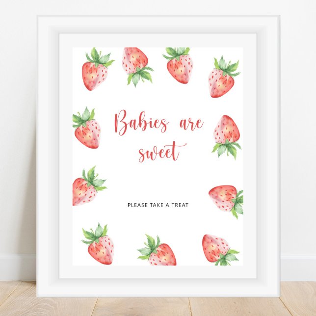 Póster Fresa - los bebés son dulces (Subido por el creador)
