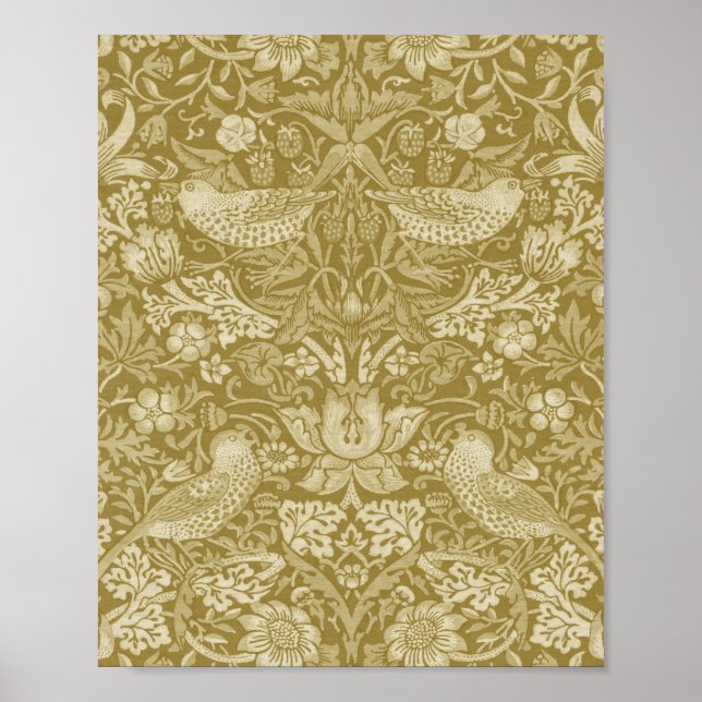 Póster Fresa Thief Gold, William Morris (Frente)