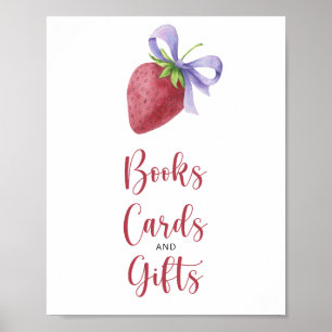 Póster Fresa y arco - libros, tarjetas y regalos