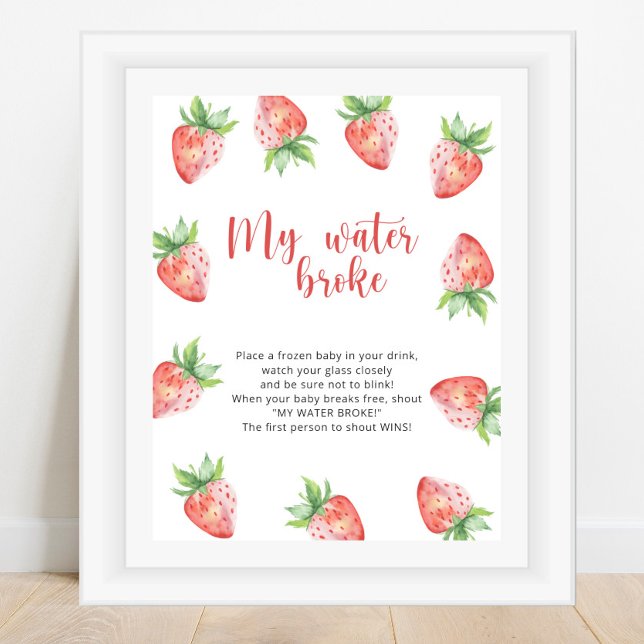 Póster Fresas - mi juego de la fractura de agua (Subido por el creador)