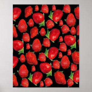 Póster Fresas Red Delicious,