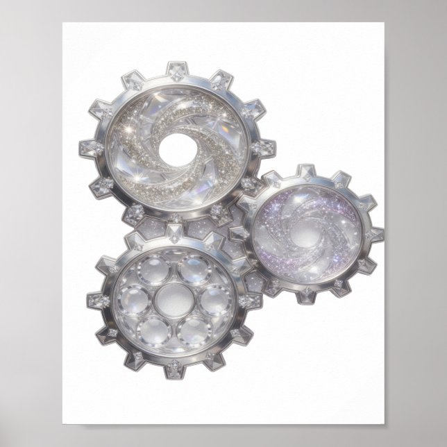 Póster Frescas RUEDAS DE PLATA DEL UNIVERSO (Frente)