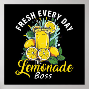 Póster Fresco Cada Día El Jefe de la Limonada