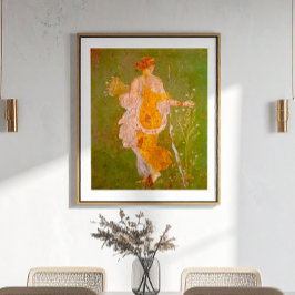 Póster Fresco de Flora en Villa de Ariadna, Pompeya