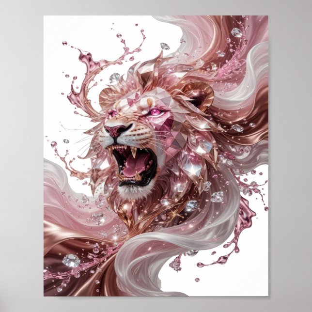 Póster Fresco de plata del REY LEÓN (Frente)