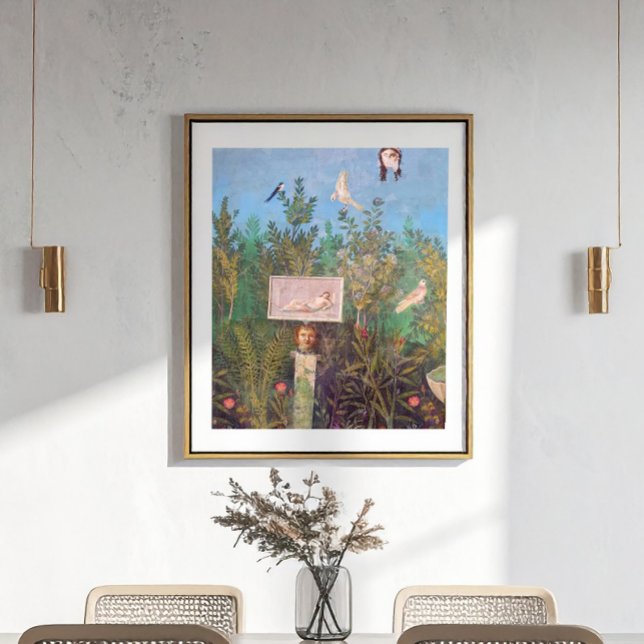 Póster Fresco de una escena de jardín, Pompeya (Subido por el creador)