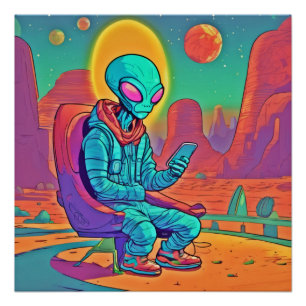 Póster Frescura Alien Desatada