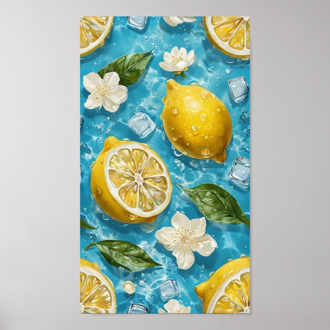 Póster Frescura de Flor de Cítricos (Frente)