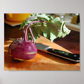 Póster Fresh Kohrabi