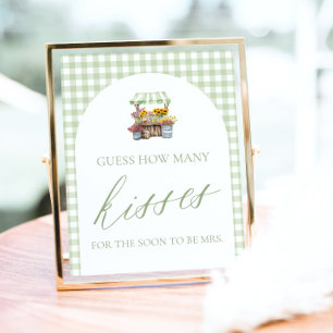 Póster Fresh Off The Market Adivinan Cuántos Besos De Rót