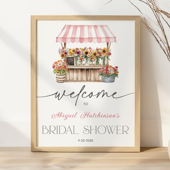 Póster Fresh off the Market Bridal Shower - 16x20 (Fresh off the Market Bridal Shower - 16x20 Poster)