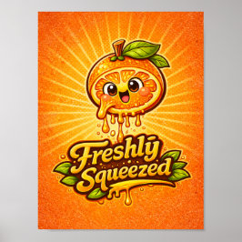 Póster Freshly Squeezed - Feelin' Fruity - Foodie Fiends