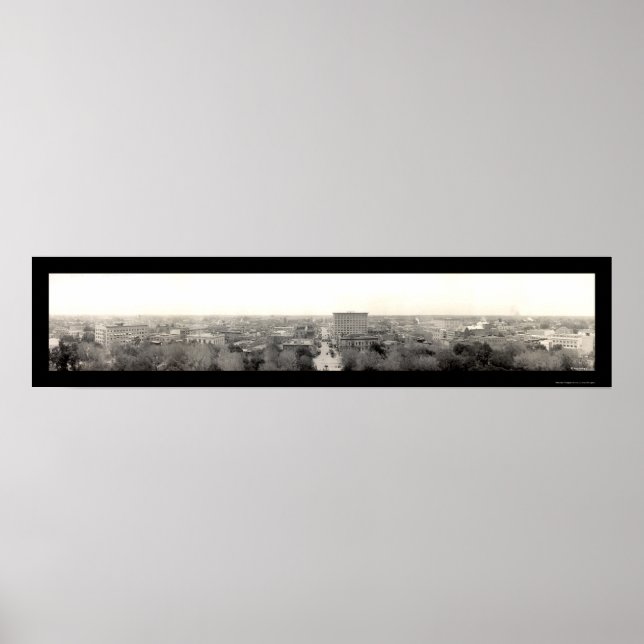 Póster Fresno, Foto CA 1915 (Frente)