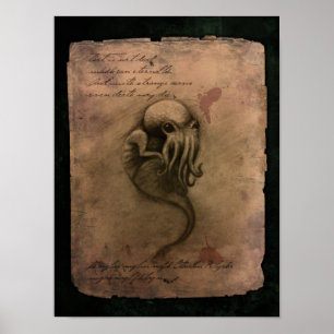 Póster Freza de Cthulhu