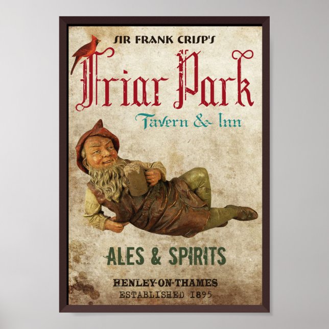 Póster Friar Park Tavern & Inn Poster (Frente)