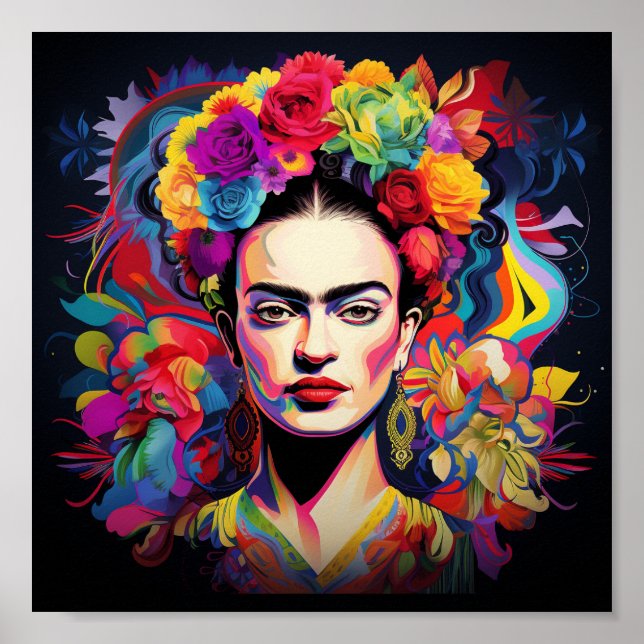 Póster Frida Kahlo (Frente)