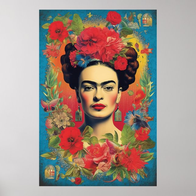 Póster Frida Kahlo, (Frente)