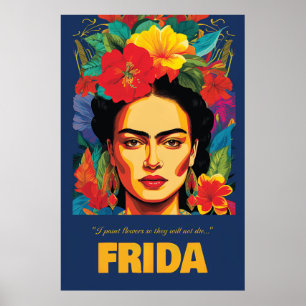 Póster Frida Kahlo,