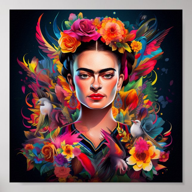 Póster Frida Kahlo (Frente)