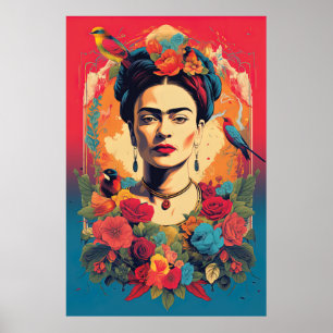 Póster Frida Kahlo,