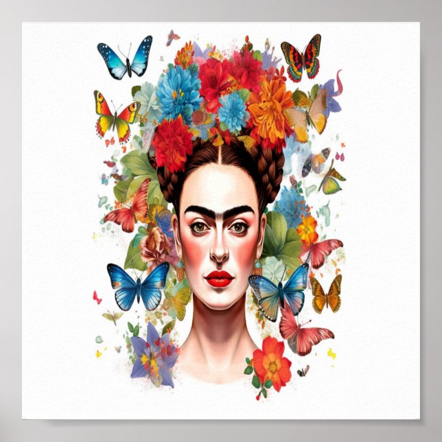 Póster Frida Kahlo (Frente)
