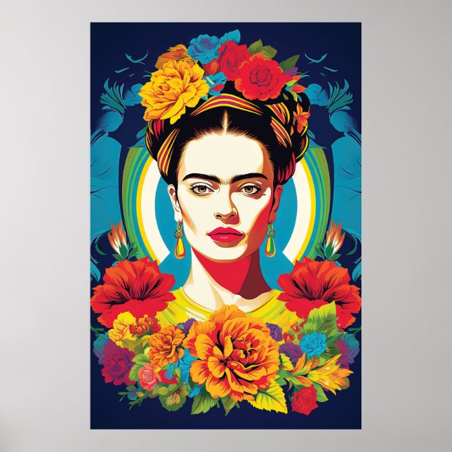 Póster Frida Kahlo, (Frente)