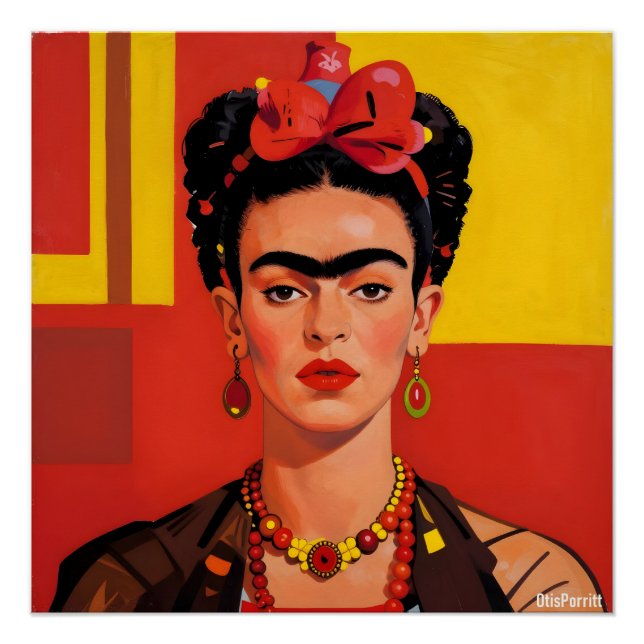 Póster Frida Kahlo-2 (Anverso)