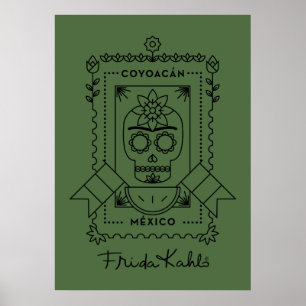 Póster Frida Kahlo Coyoacá n