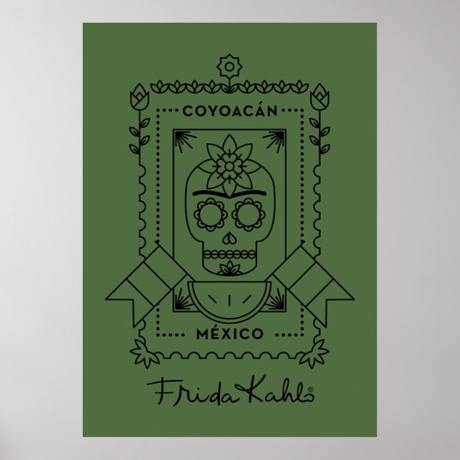 Póster Frida Kahlo | Coyoacá n (Frente)