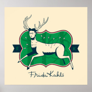 Póster Frida Kahlo   El venado herido