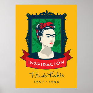 Póster Frida Kahlo   Inspiración