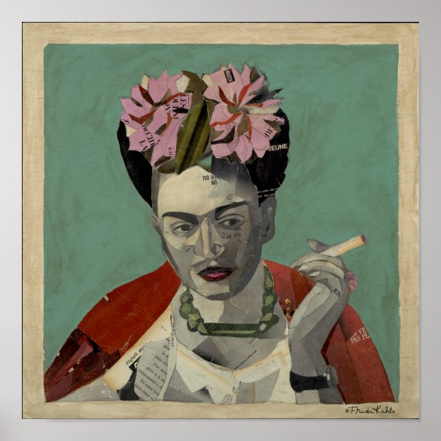 Póster Frida Kahlo por Garcia Villegas (Frente)
