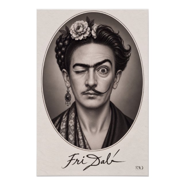 Póster FriDali (Anverso)