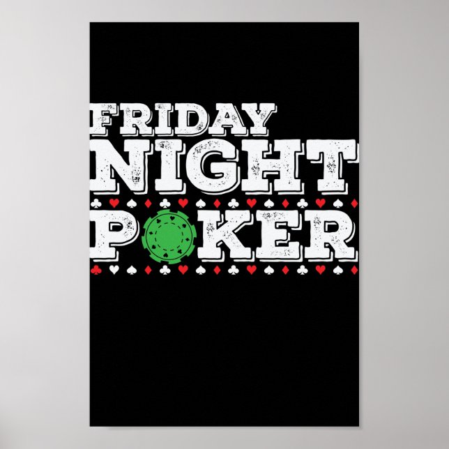 Póster Friday Night Poker Chips (Frente)