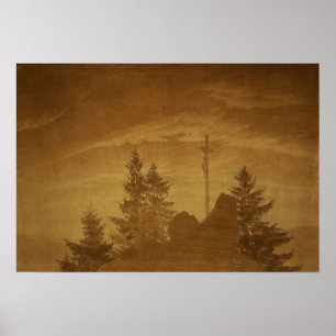 Póster Friedrich - Cruz En Las Montañas 1805