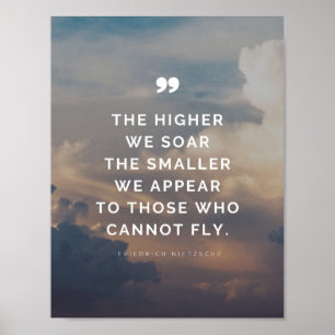 Póster Friedrich Nietzsche Ispirational Quote