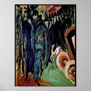 Póster Friedrichstrasse, 1914