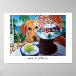 Póster Friend in the Snowglobe