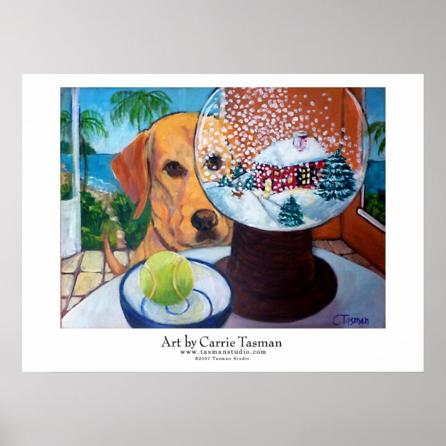 Póster Friend in the Snowglobe