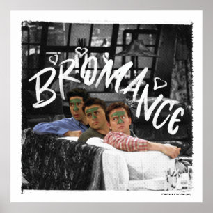 Póster FRIENDS™ Bromance de Ross, Joey y Chandler