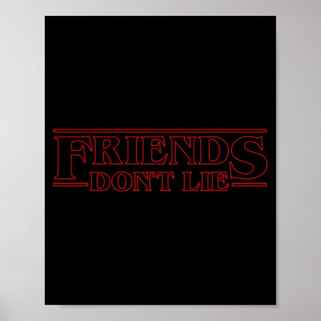 Póster Friends Don't Lie  (Frente)