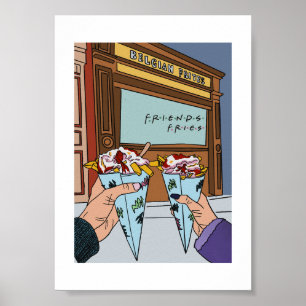 PÓSTER FRIENDS FRIES 