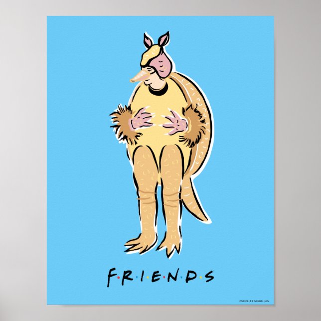 Póster FRIENDS™ | Holiday Armadillo (Frente)